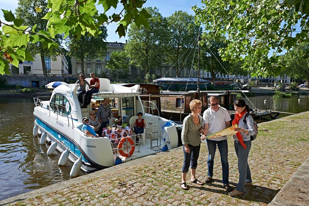 Locazione barca Erdre ormeggio al cuore di Nantes